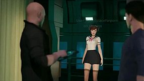 D.Va’s space adventure turns into a wild 3some mission! 🚀