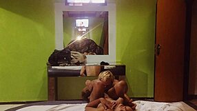 releasing energy in a petite young woman