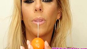 Damn, this milf swallows a liter of hot cum!