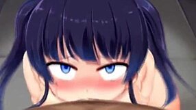 Аниме сказка: Таинственная девушка атакована незнакомцем с большим членом в высоком качестве