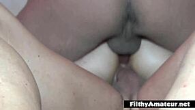 Raw Birthday Orgy: Three Amateurs Get Double Penetrated And Assfucked With Cumshots