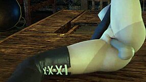 Sex with 2B in 3D Porn Featuring Hardcore Anime Fucking