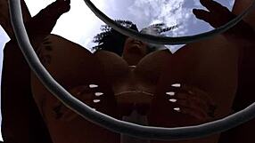 Black Man Fucks Ebony Woman Hard At Drive-In Movie Theater