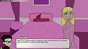 Finally, I'm getting to bang Starfire in 18Titans part 5 after wild cartoon action. It's the hottest anime game scene I've played yet.