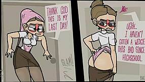 Cartoon Girl Wedgie Compilation 1