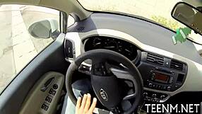 Dani Desire offers a wild, lusty blowjob