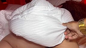 Redhead wakes to lover's cum!