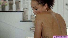 Alexis and whitney hint at lovely lesbian sex with kissing, licking, and fingering to orgasm. face sitting and ass licking intensify the passion.