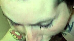 Blonde deepthroats and squirts during anal sex