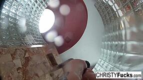 Shower Fun with Christy Dahlia and Ivan, She Says Playfully
