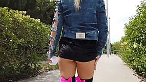 public squirt masturbation on beach