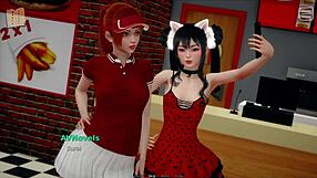 my bully is my lover in homemade 3d scene