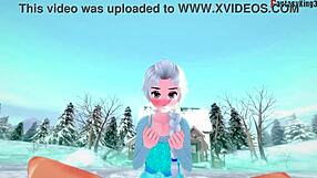 Elsa Gets Fucked Night Before Christmas