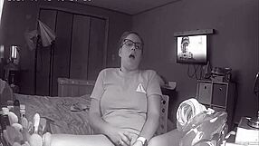 omg, slutty teen 18+ skips homework to masturbate on hidden cam! 😲