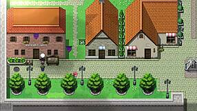 Sister Gives Blowjob Under Counter at Work - NTR Online Part 9