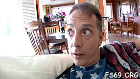 Horny Little 18+ Babe Invites Lad For Hardcore Fucking And Sucking