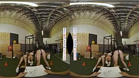 Aiden Ashley And Jazmin Luv Surprise Trainer With Blowjob!