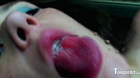 Sophia D licks my spit