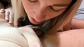 Dirty talking hotwife receives a facial after getting her pussy pounded.