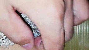 vo yeu teasing her wet pussy with slow touches