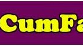 British Skank Gets Facial After Intense Cocksucking In Stockings