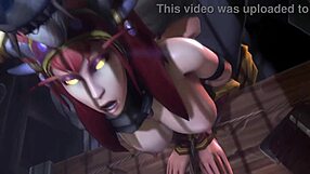 3d porn featuring tyrande, jaina, and alexstrasza with elves