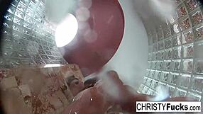 Shower Fun with Christy Dahlia and Ivan, She Says Playfully