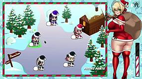 เย็ดตูดวันคริสต์มาสด้วยควยดำใหญ่