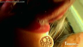 Sophia D licks my spit