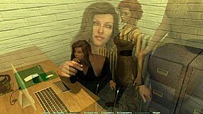 Blonde beauty Haley explores her story in part 1 gameplay