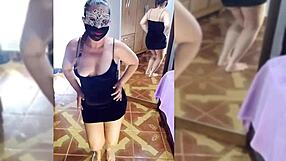 Mirelladelic Striptease Personalizado With Ripped Fishnets And Big Ass