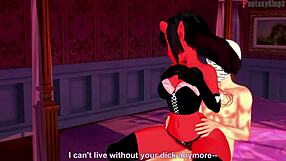 Meru the succubus fucks in full fantasy anime style