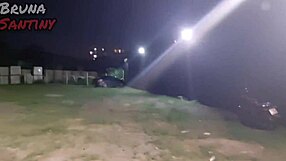 bruna sucking big cock in club parking lot, want a turn?