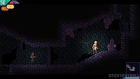 Wow! Cute blonde's big ass pounded by monster cock in game