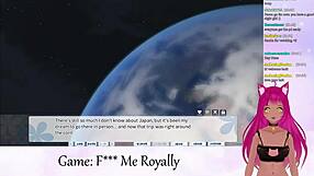 Vtuber Lewdneko Plays F Me Royally Part 1