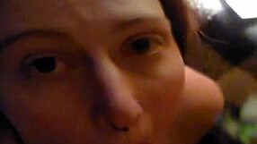 My Slavegirl S Gets A Facial, Bound in BDSM with a Cumshot Blowjob.