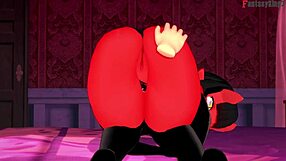 Meru the succubus fucks in full fantasy anime style