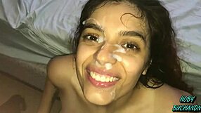 i can't stop gagging on hoby buchanon's cock with rough cumshots to my face