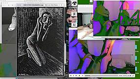 Twink Gets Hardcore Bareback Fucking On Webcam Desk