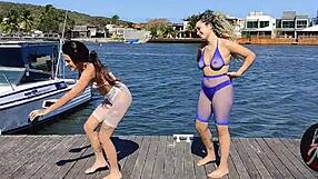 Latina Milf Dances and Cums Harder Than Zumba