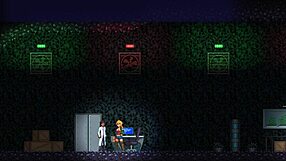 Wow! Cute blonde's big ass pounded by monster cock in game