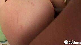 kelly divine strips little panties to drain big black balls