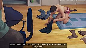 3D Animation Mother Gives In to Forbidden Desires in Wild Scene