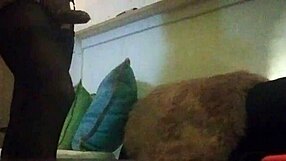 What makes this Latino shemale's huge cock so irresistible to watch?