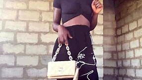 Watch crazybitch rip her clothes off in live striptease for fans?