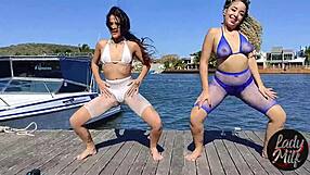 Latina Milf Dances and Cums Harder Than Zumba