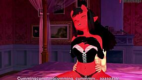 Meru the succubus fucks in full fantasy anime style