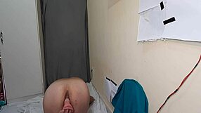 intriguing gay solo with socks and cock fetish play