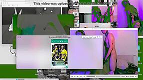 Twink Gets Hardcore Bareback Fucking On Webcam Desk