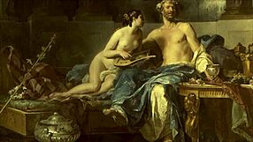 Ilustración vintage con encanto erótico retro